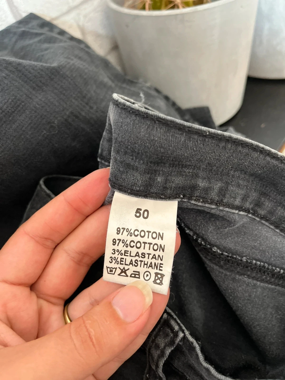 Jeans azul escuro – Tamanho 50 – Marca Coccinelle – photo 4